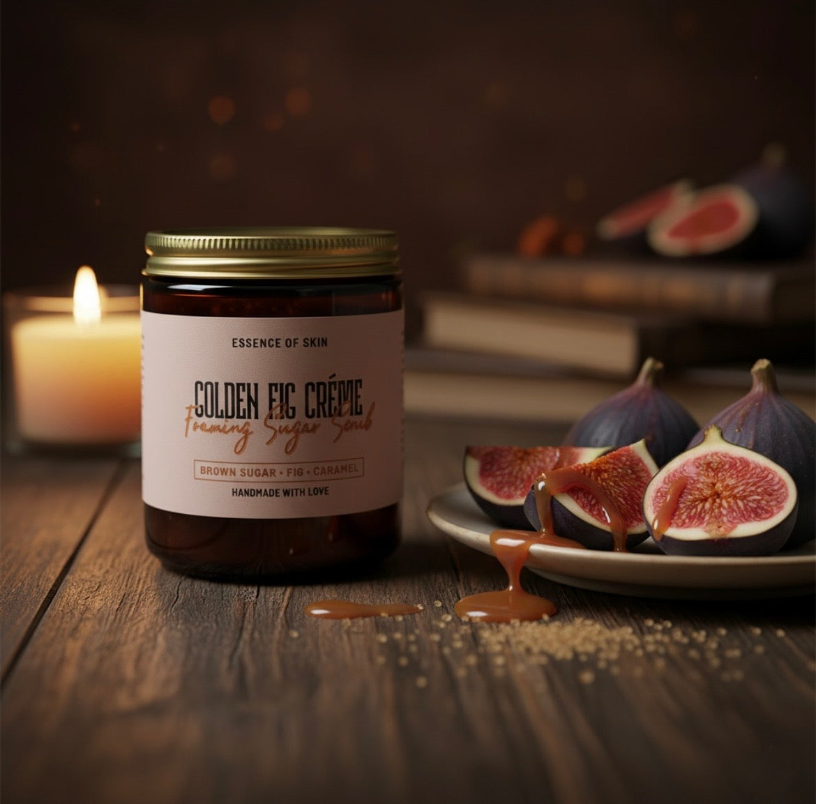 Golden Fig Crème Foaming Sugar Scrub
